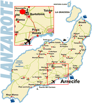 Mapa de playa honda #1