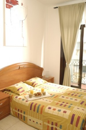 6 person 2 room apartment with city view, balcony, and private facilities (bath and shower)