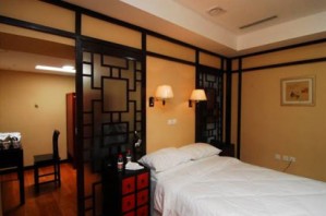 2 person king size grand deluxe with garden view, king bed, private facilities (bath and shower), and breakfast