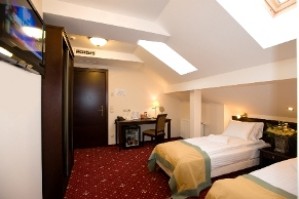 Classic twin with city view, and private facilities
