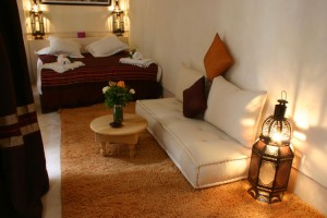 Comfort double or twin with patio view, king bed, and private shower shared toilet