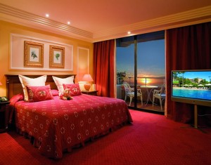 Junior double or twin with balcony, and private facilities