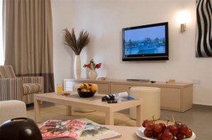 6 person executive 3 room suite with sea view, balcony, and private facilities (bath and shower)