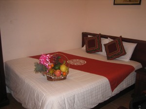 Standard double with private facilities (bath and shower)