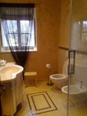 Extra large triple with city view, and private facilities (bath and shower)