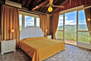Double with land view, and private facilities (bath and shower)