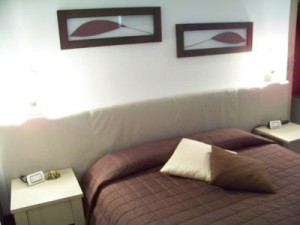 Triple with private facilities