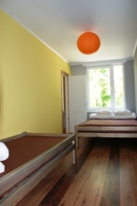 Economy double with garden view, and shared facilities