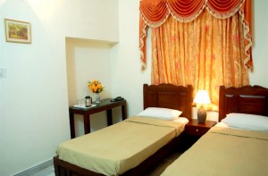 Deluxe double with east view, and private facilities (bath and shower)