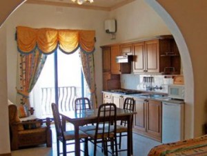 2 person apartment with sea view, balcony, and private facilities (bath)