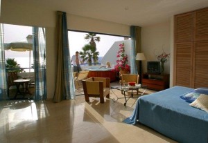 2 person executive suite with panoramic view, terrace, private facilities, and breakfast