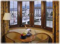 Deluxe double with city view, private facilities, and breakfast