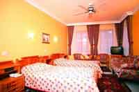 Standard triple with sea view, balcony, and private facilities (bath and shower)