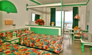 2 person studio with sea view, balcony, and private facilities (bath and shower)