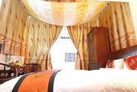 Deluxe single with city view, french bed, and private facilities (bath and shower)