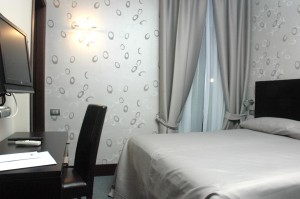 Standard double or twin with city view, balcony, private facilities (shower), and breakfast