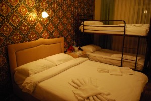 Budget triple with garden view, shared facilities, and breakfast