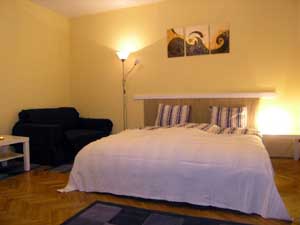 Comfort double with garden view, balcony, an extra bed, and shared facilities