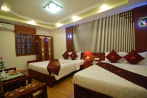 Deluxe double or twin with city view, balcony, private facilities (bath and shower), and breakfast