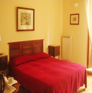 Superior double with panoramic view, king bed, private facilities (bath and shower), and breakfast